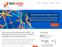Tablet Screenshot of netcomm.com.ar