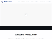 Tablet Screenshot of netcomm.co.sz
